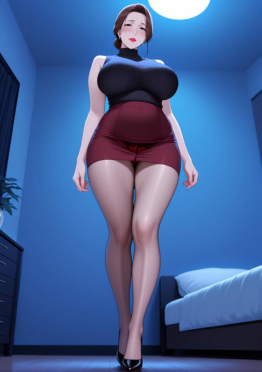 图片[48]-淫荡女王骚妈の第一弹：裙底里的蕾丝骚内-pixiv插画-作品交流服务