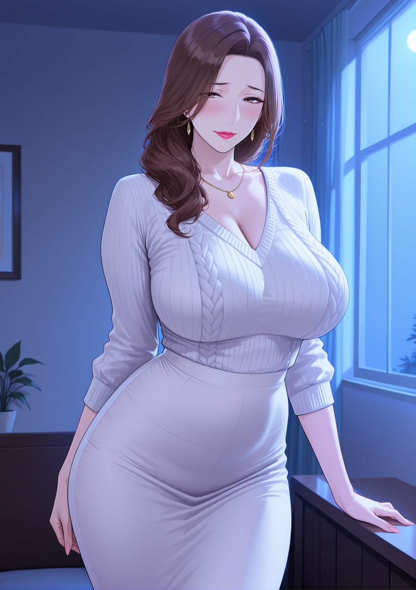 图片[11]-是温柔妈妈，也是荡妇人妻-pixiv插画-作品交流服务