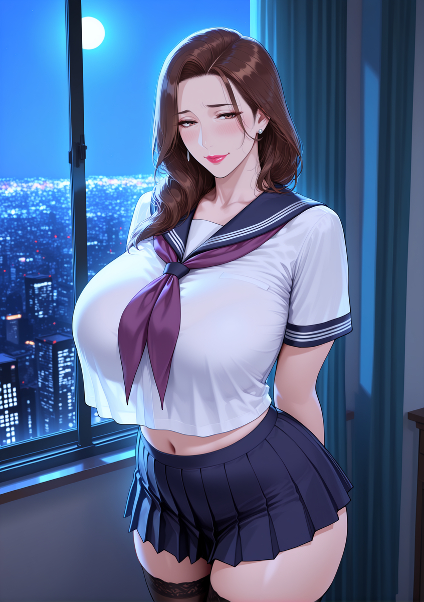 化身学妹的人妻①-pixiv插画-作品交流服务