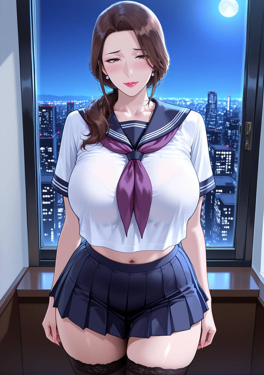 图片[25]-化身学妹的人妻①-pixiv插画-作品交流服务