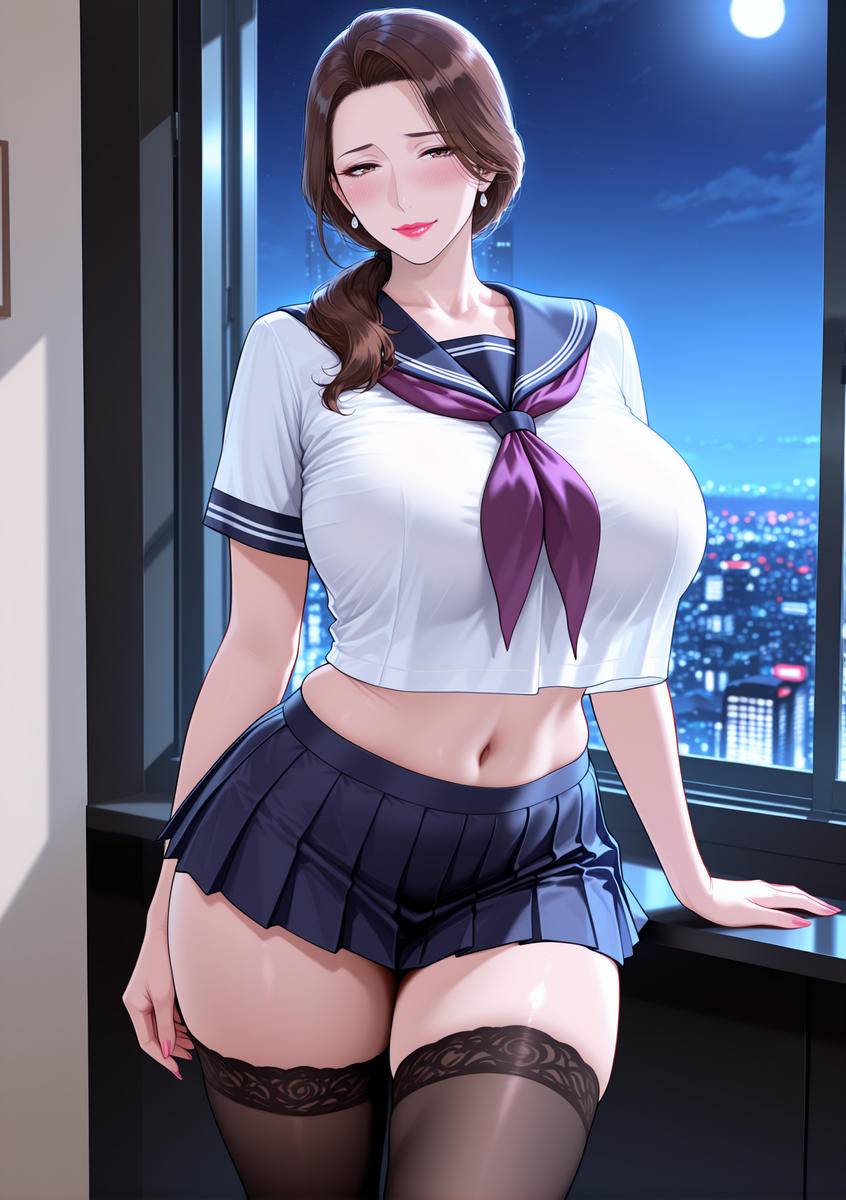 图片[26]-化身学妹的人妻①-pixiv插画-作品交流服务