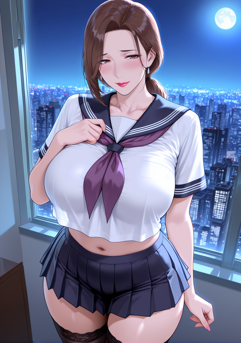 图片[29]-化身学妹的人妻①-pixiv插画-作品交流服务