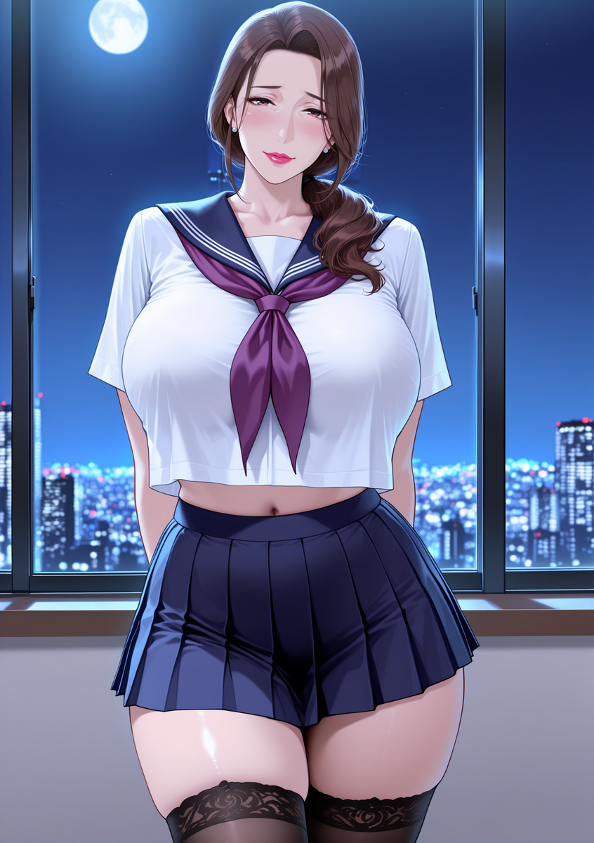 化身学妹的人妻①-pixiv插画-作品交流服务