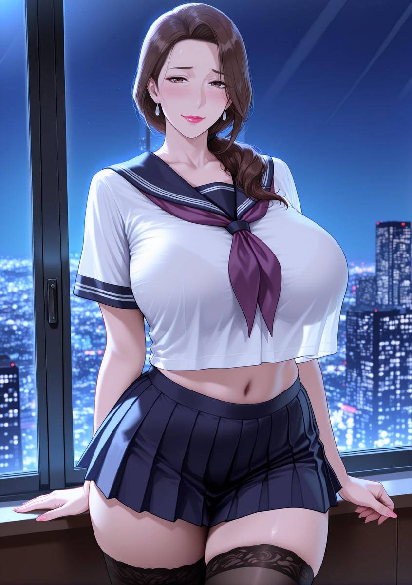 图片[32]-化身学妹的人妻①-pixiv插画-作品交流服务