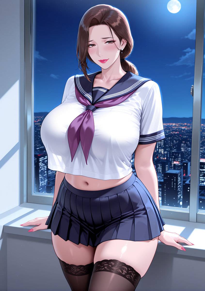图片[33]-化身学妹的人妻①-pixiv插画-作品交流服务