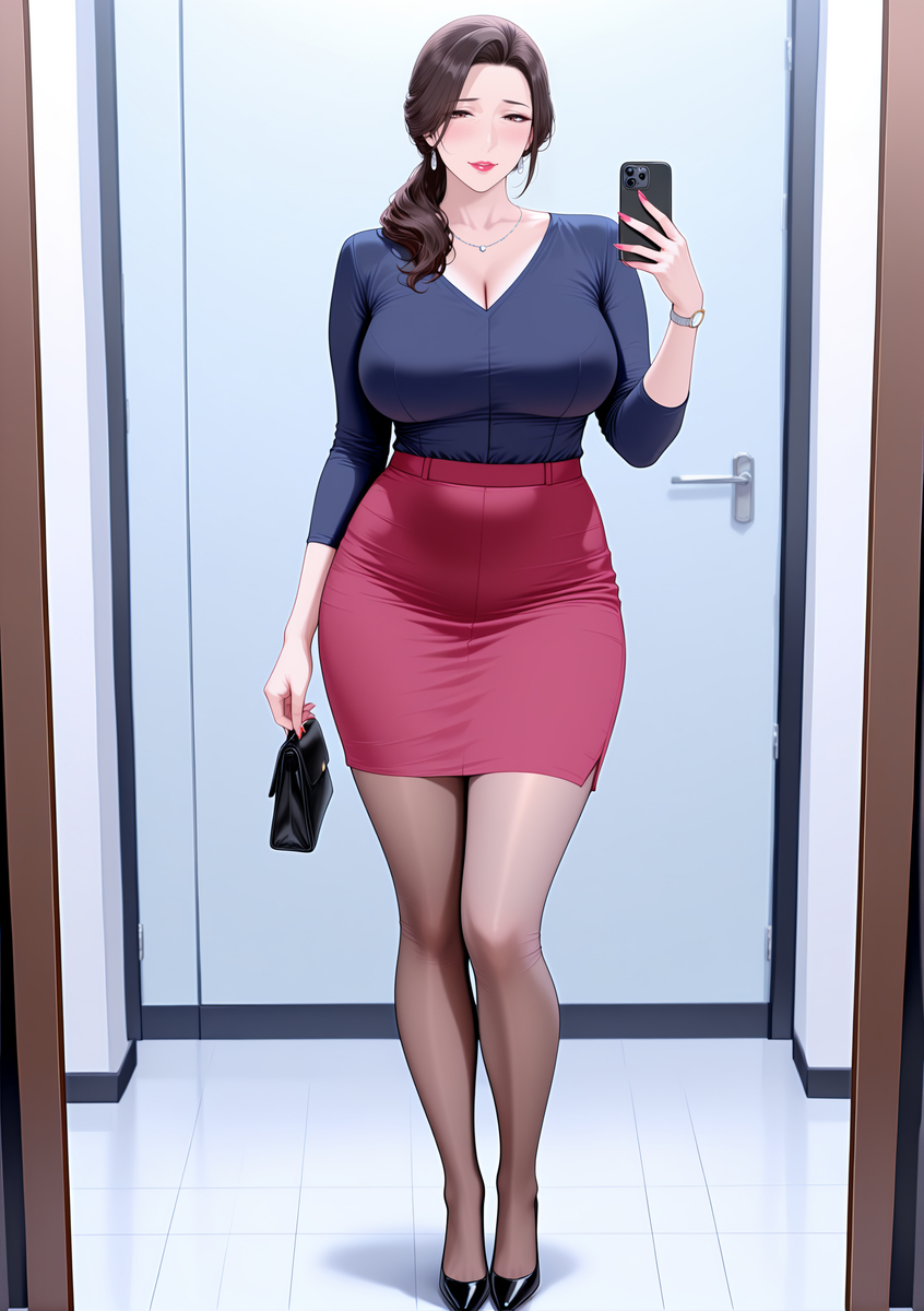 图片[36]-OL骚妈的ootd自拍-pixiv插画-作品交流服务