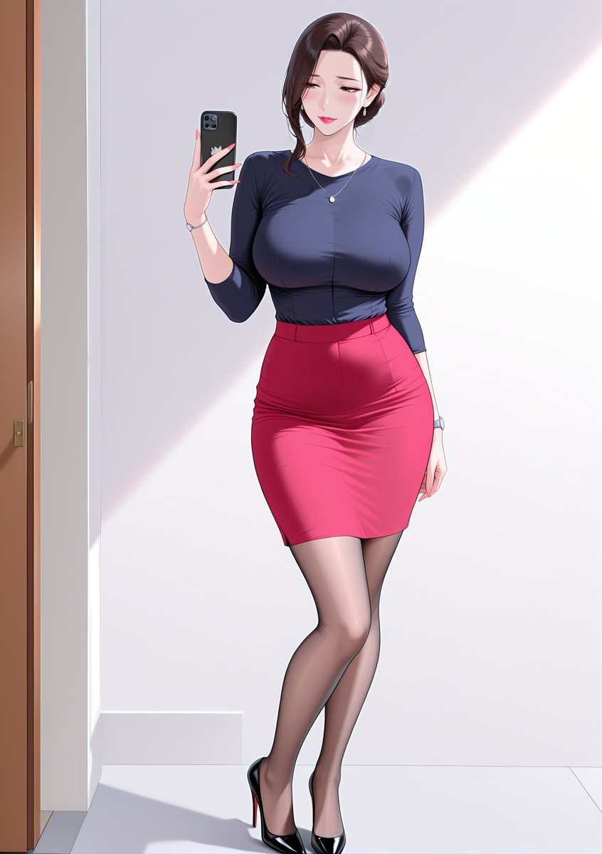 图片[40]-OL骚妈的ootd自拍-pixiv插画-作品交流服务