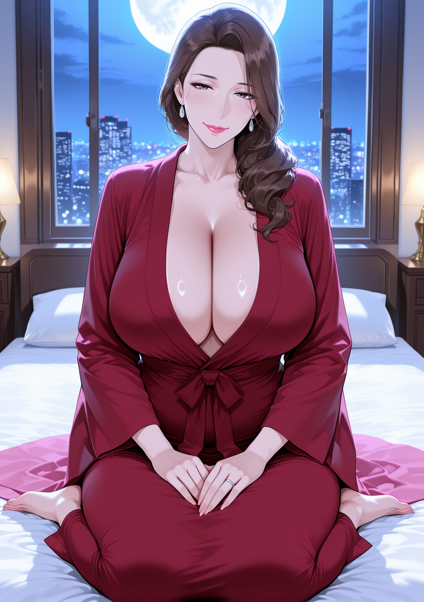 图片[8]-Mommy的丝质睡裙-润-pixiv插画-作品交流服务