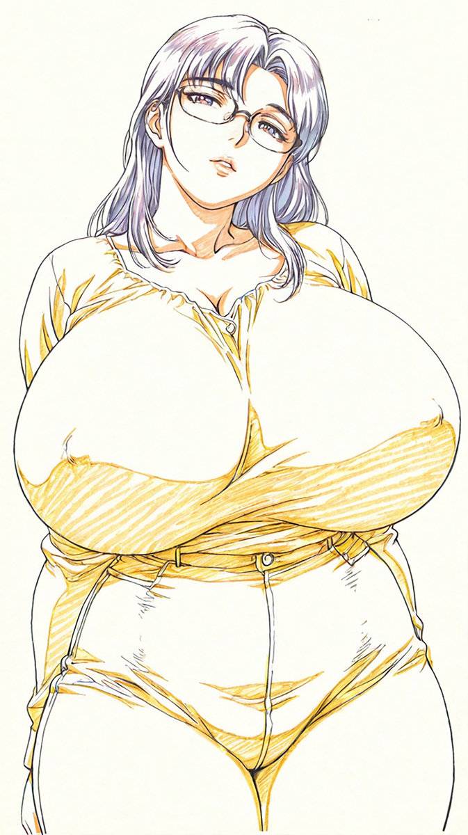 彩铅线稿风（熟女篇）-pixiv插画-作品交流服务