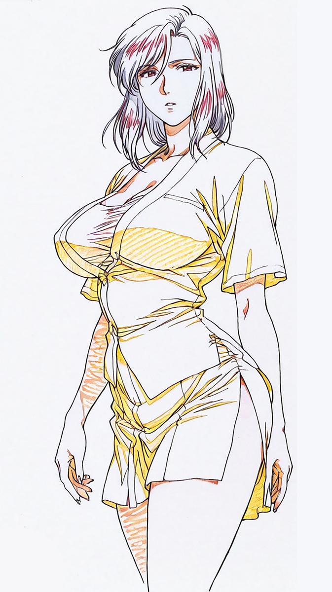 图片[5]-彩铅线稿风（熟女篇）-pixiv插画-作品交流服务