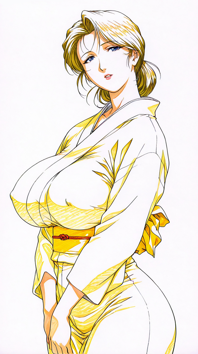 图片[7]-彩铅线稿风（熟女篇）-pixiv插画-作品交流服务