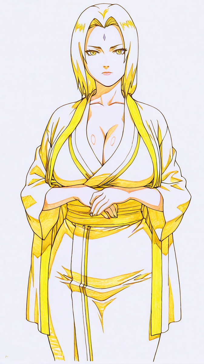 彩铅线稿风（御姐篇）-pixiv插画-作品交流服务