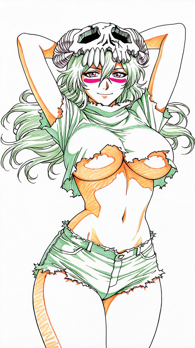 图片[6]-彩铅线稿风（御姐篇）-pixiv插画-作品交流服务