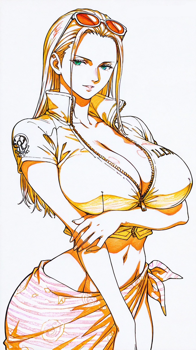 图片[10]-彩铅线稿风（御姐篇）-pixiv插画-作品交流服务