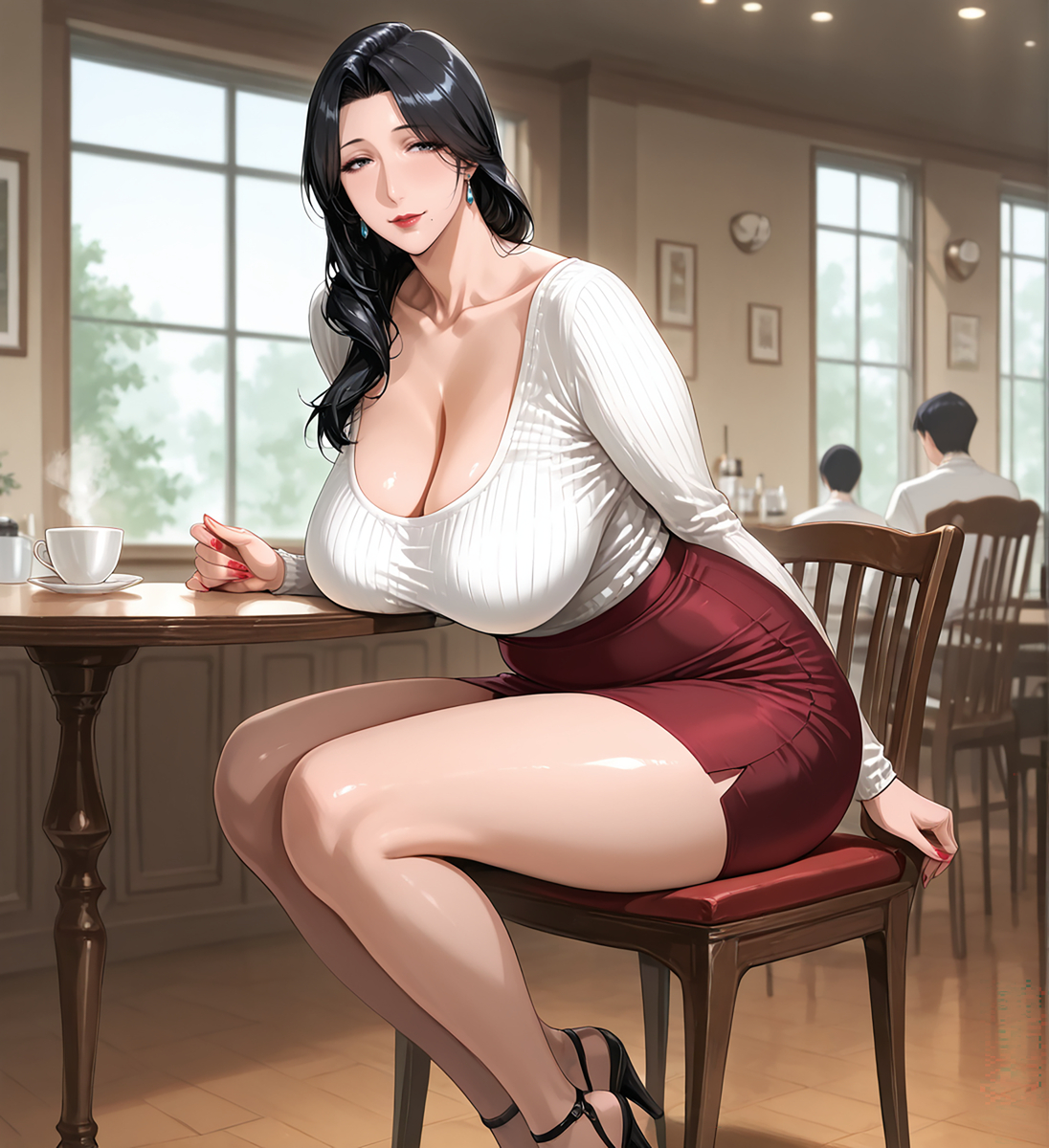 熟女人妻-pixiv插画-作品交流服务