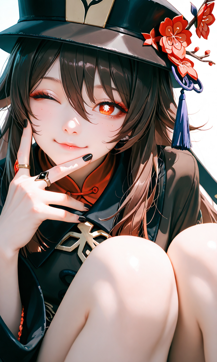 Hu Tao (´• ω •`)-pixiv插画-作品交流服务