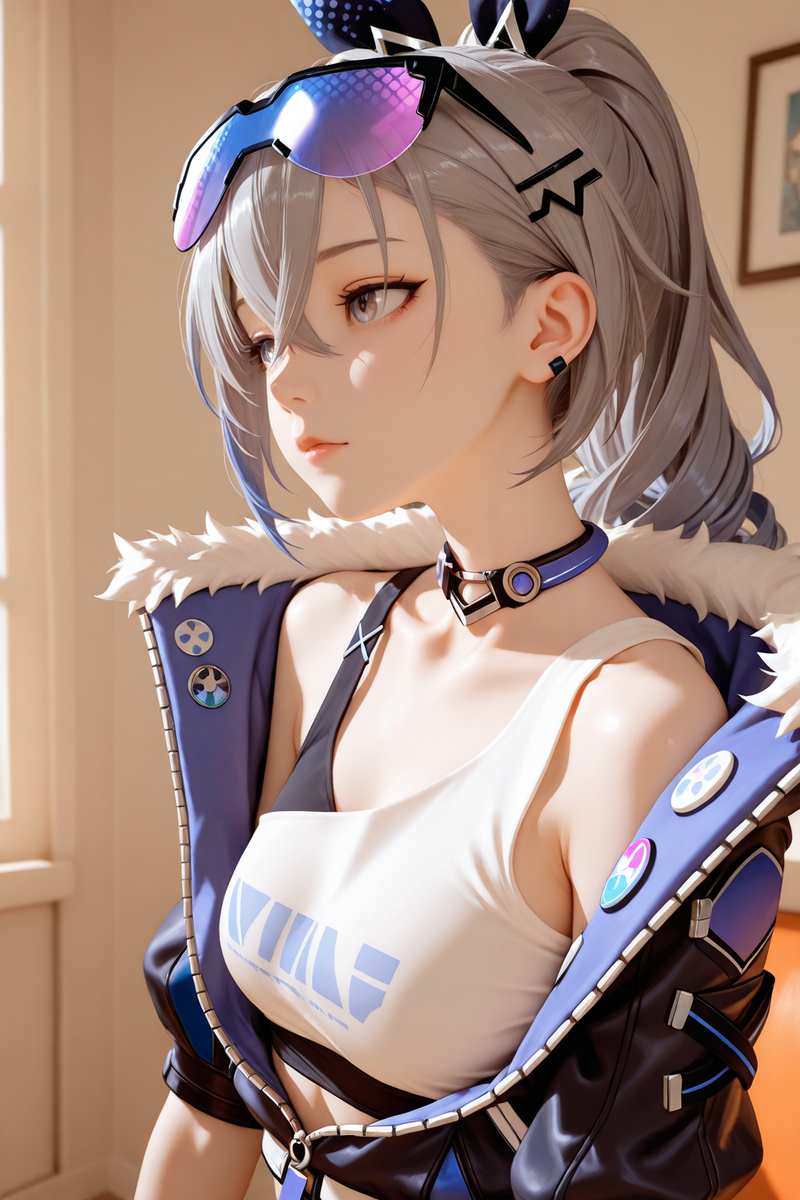 Silver wolf Ი︵𐑼-pixiv插画-作品交流服务