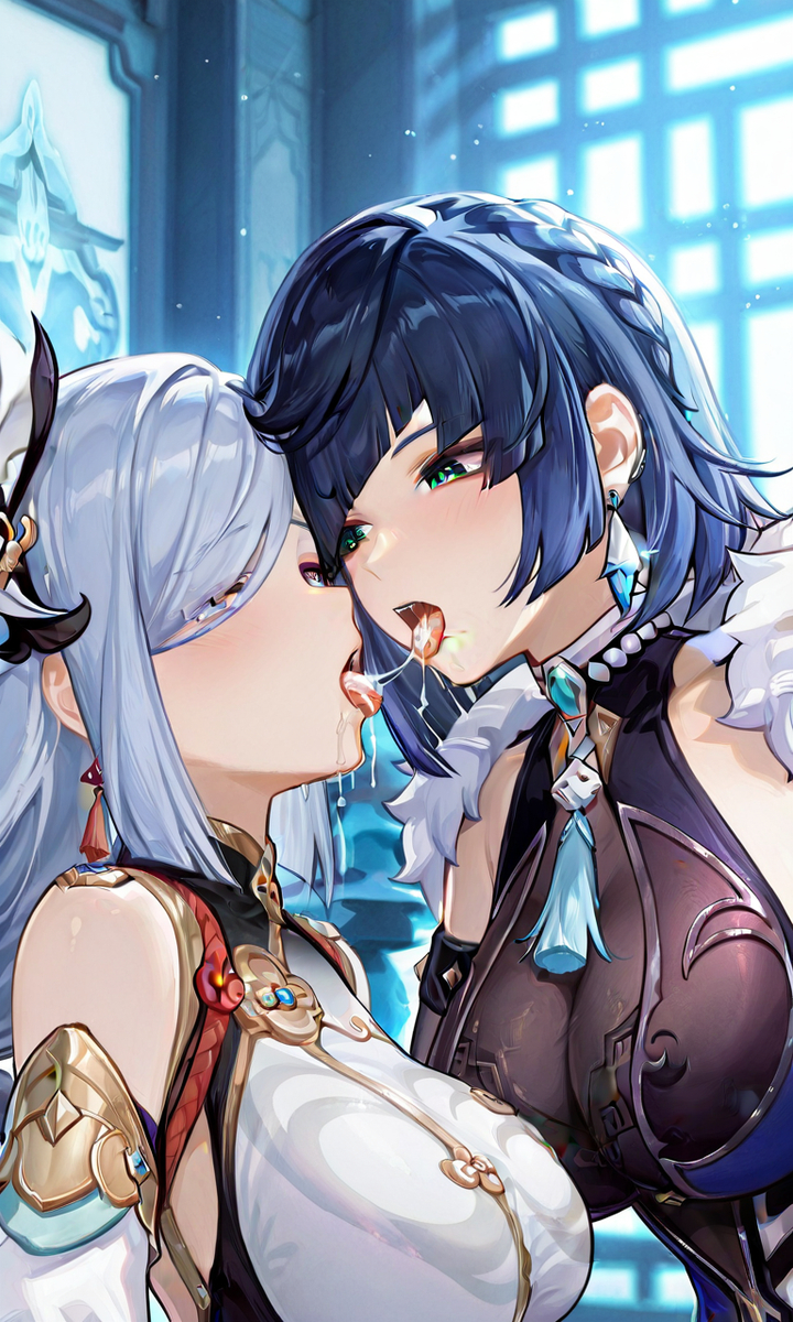 Yelan and Shenhe-pixiv插画-作品交流服务