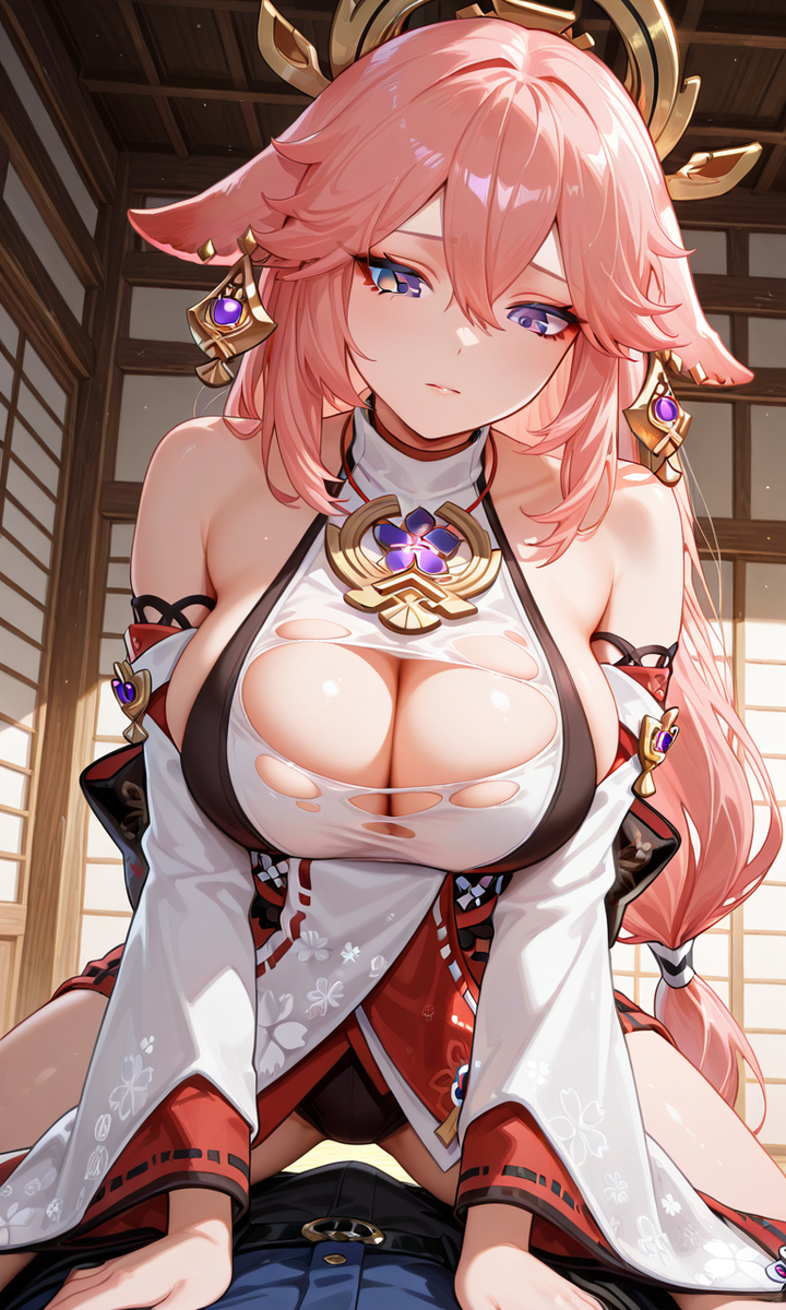 Yae Miko-pixiv插画-作品交流服务