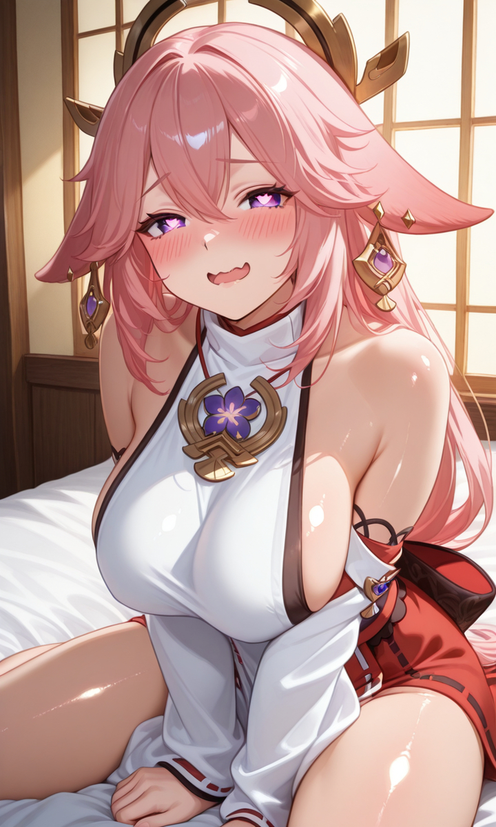 Yae Miko-pixiv插画-作品交流服务