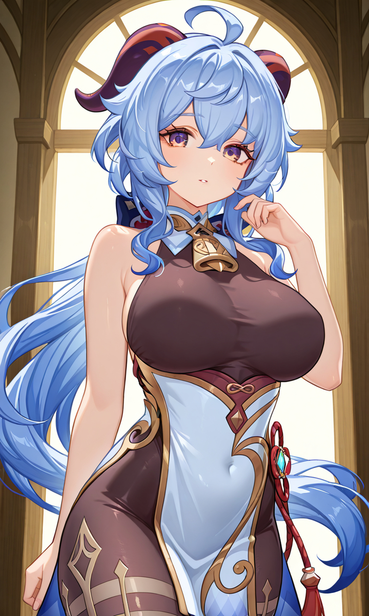 Ganyu-pixiv插画-作品交流服务