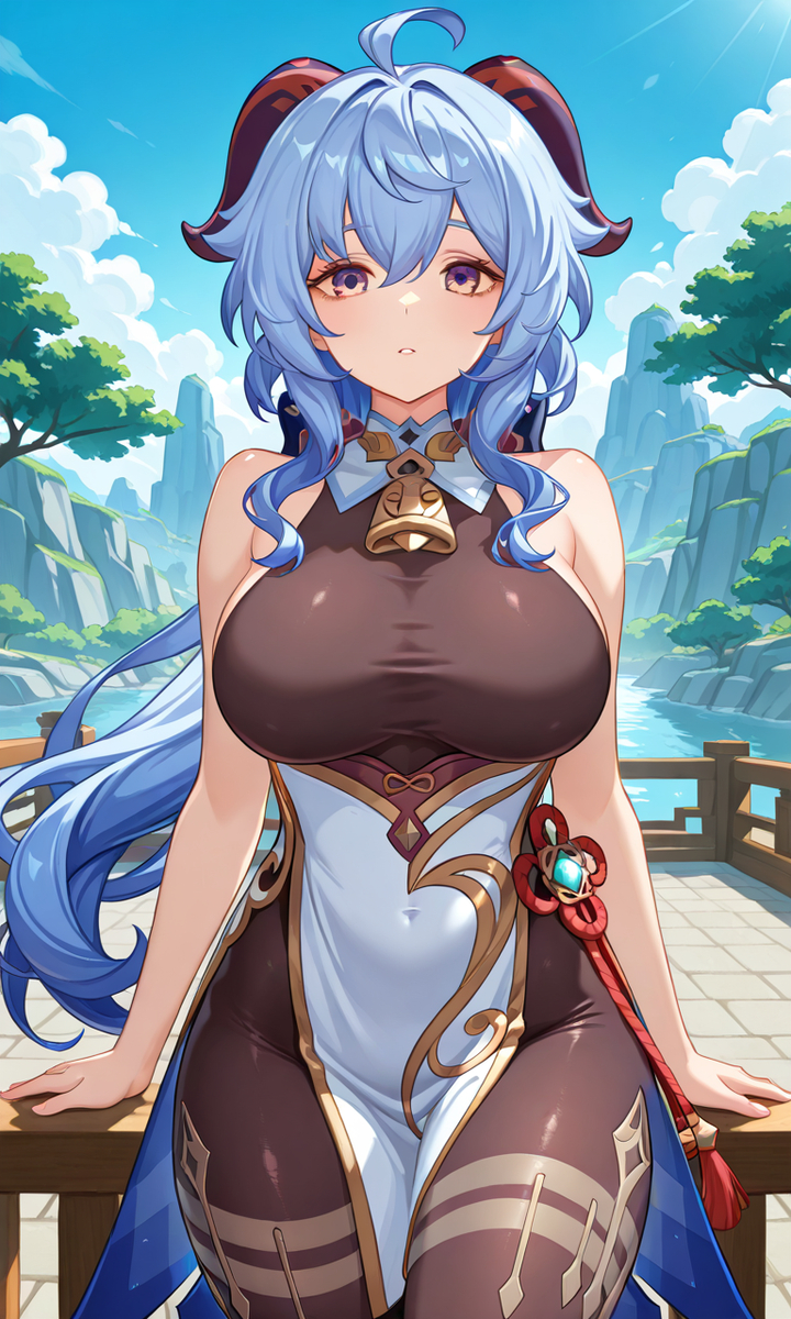 Ganyu-pixiv插画-作品交流服务