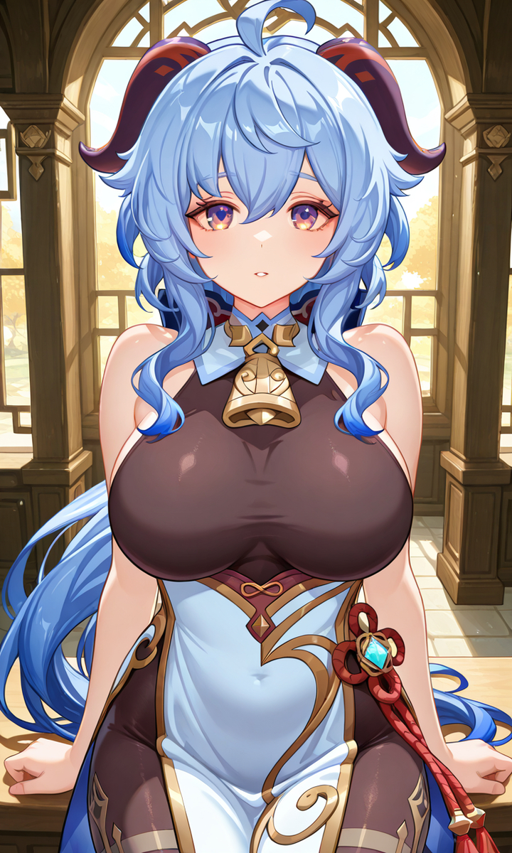 Ganyu-pixiv插画-作品交流服务