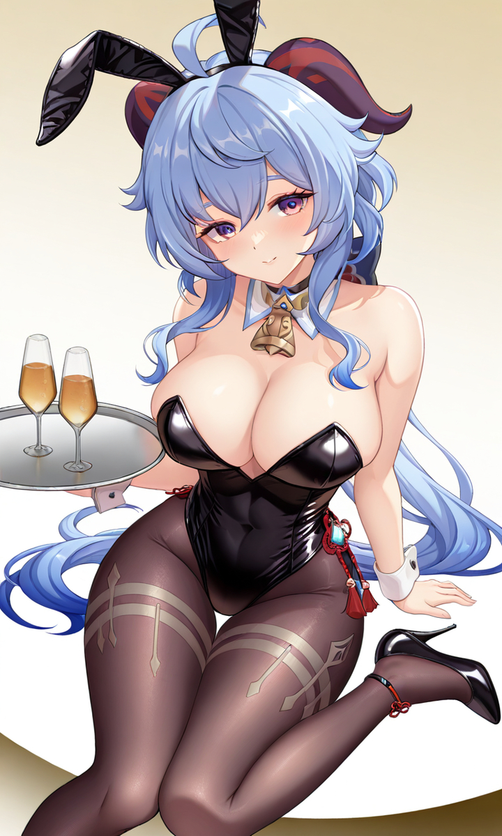 Ganyu-pixiv插画-作品交流服务