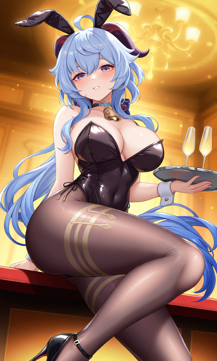 Ganyu-pixiv插画-作品交流服务