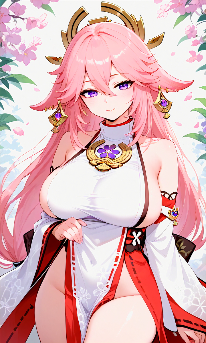 Yae Miko-pixiv插画-作品交流服务