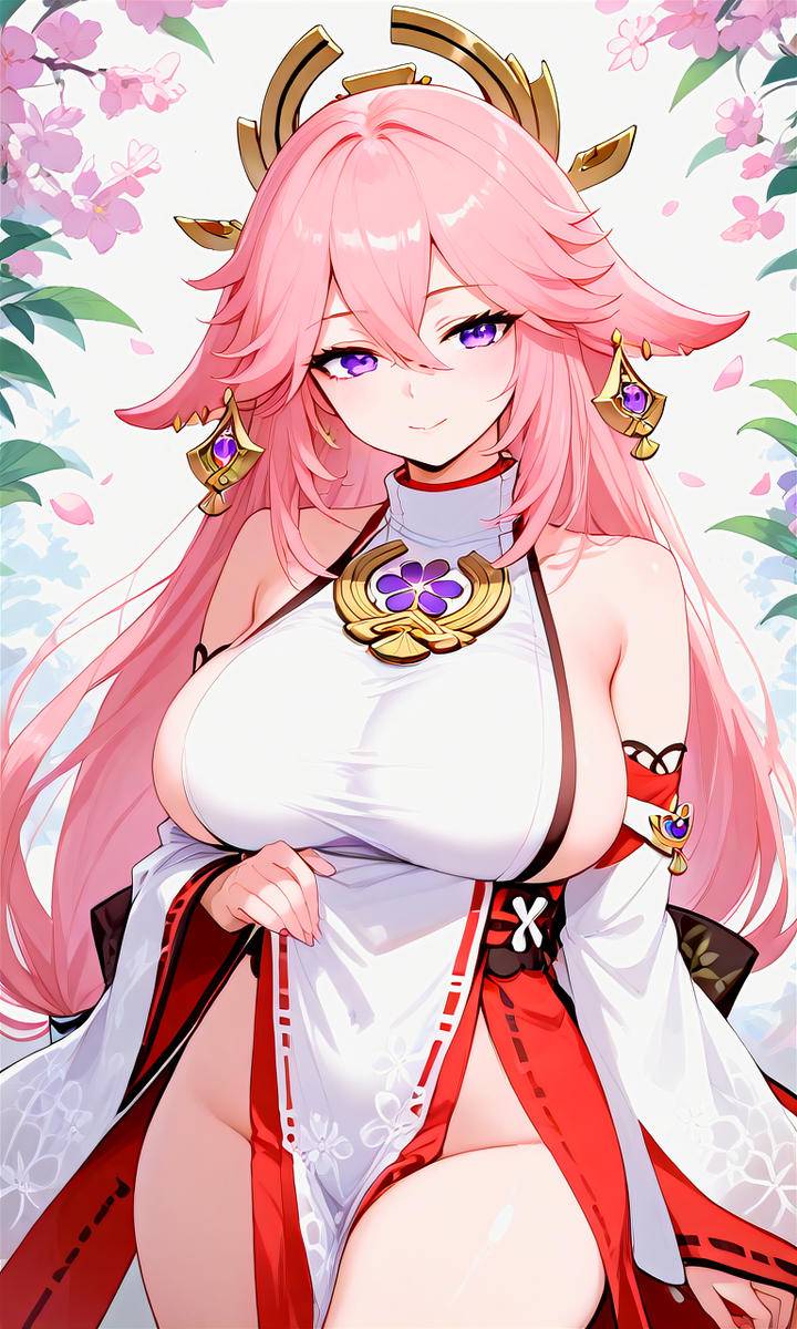 Yae Miko-pixiv插画-作品交流服务