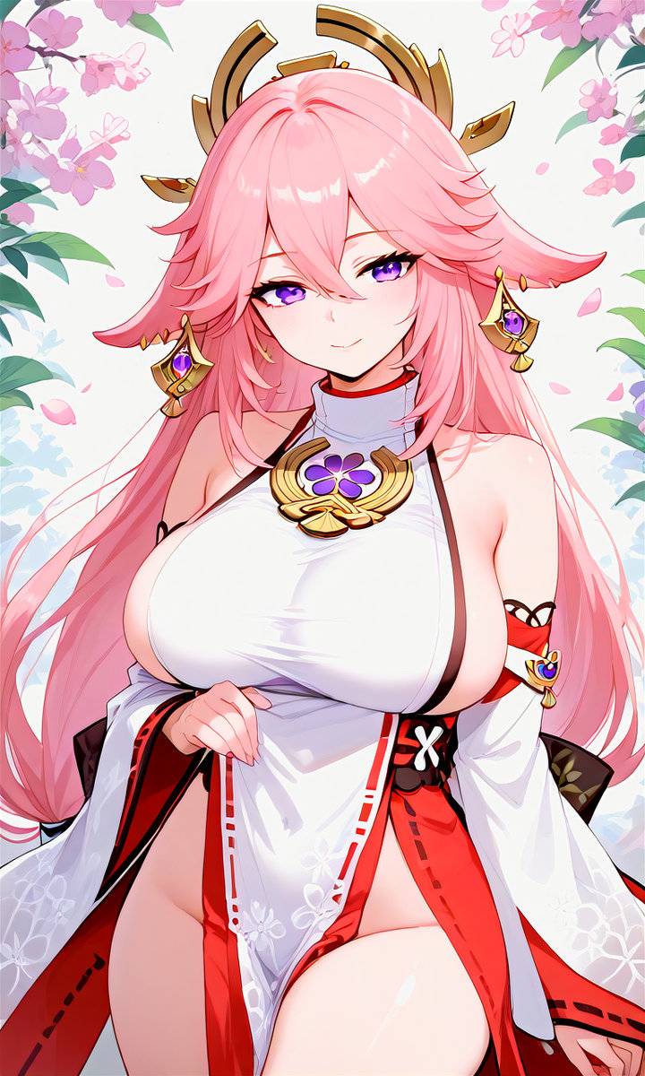 Yae Miko-pixiv插画-作品交流服务