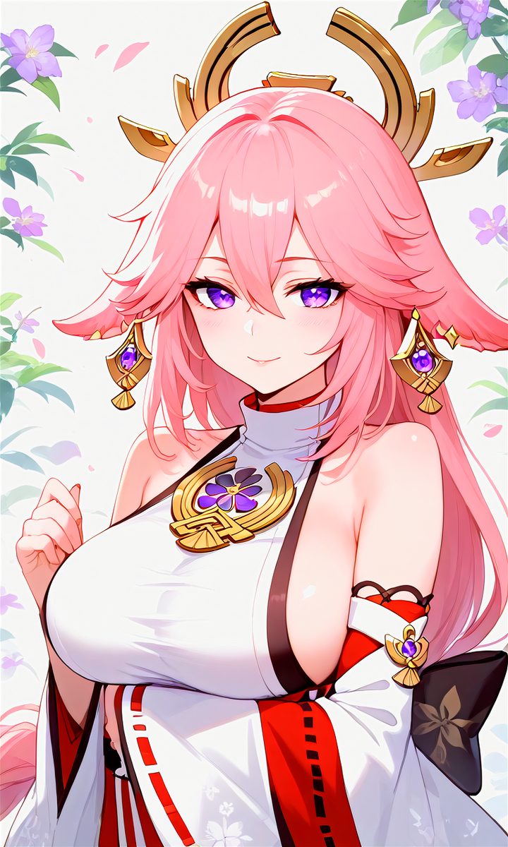 Yae Miko-pixiv插画-作品交流服务