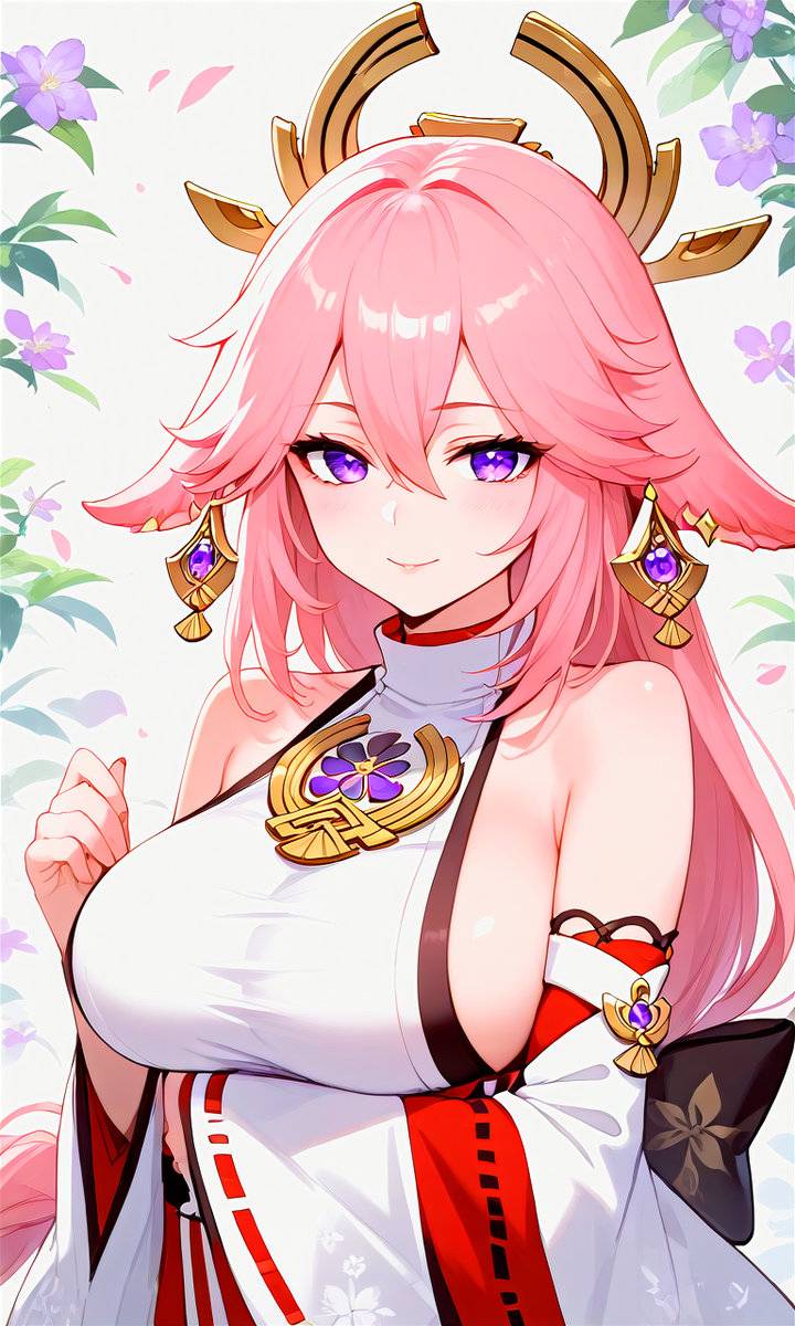 Yae Miko-pixiv插画-作品交流服务
