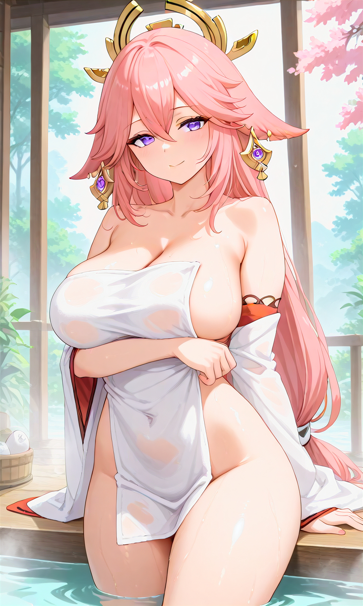 Yae Miko-pixiv插画-作品交流服务