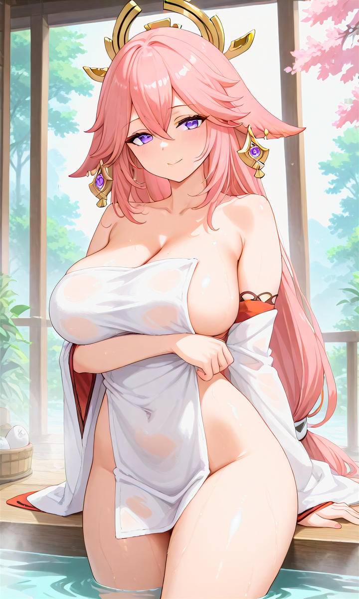 Yae Miko-pixiv插画-作品交流服务
