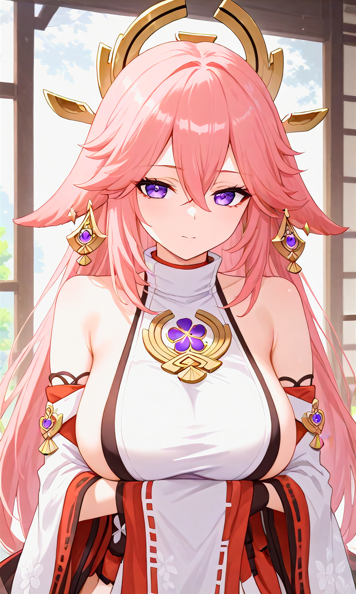 Yae Miko-pixiv插画-作品交流服务