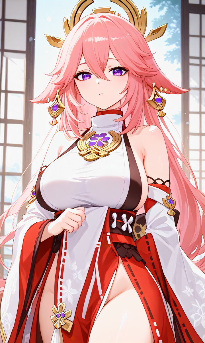 Yae Miko-pixiv插画-作品交流服务