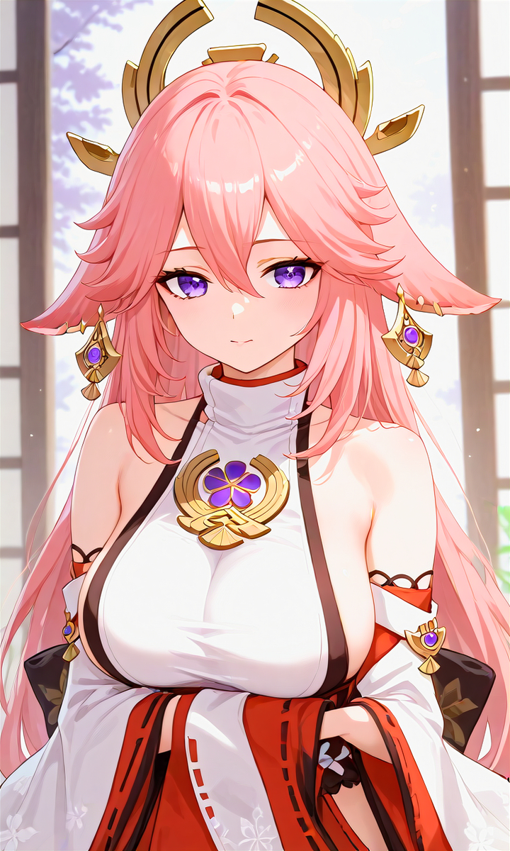 Yae Miko-pixiv插画-作品交流服务