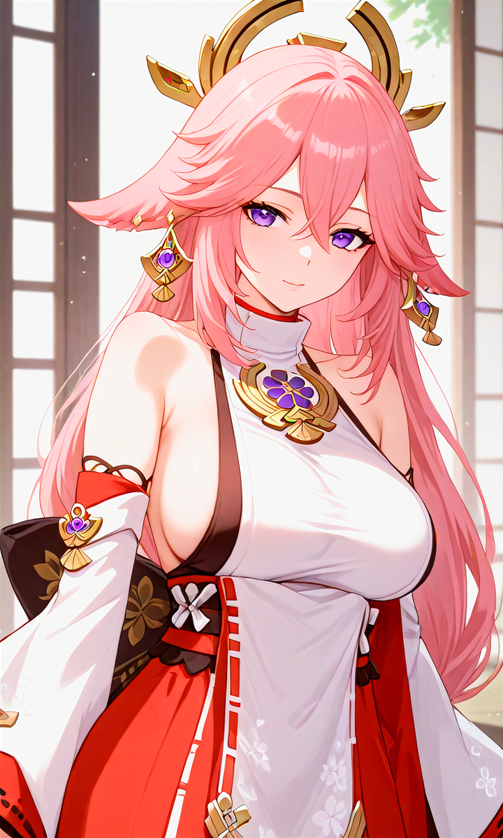 Yae Miko-pixiv插画-作品交流服务