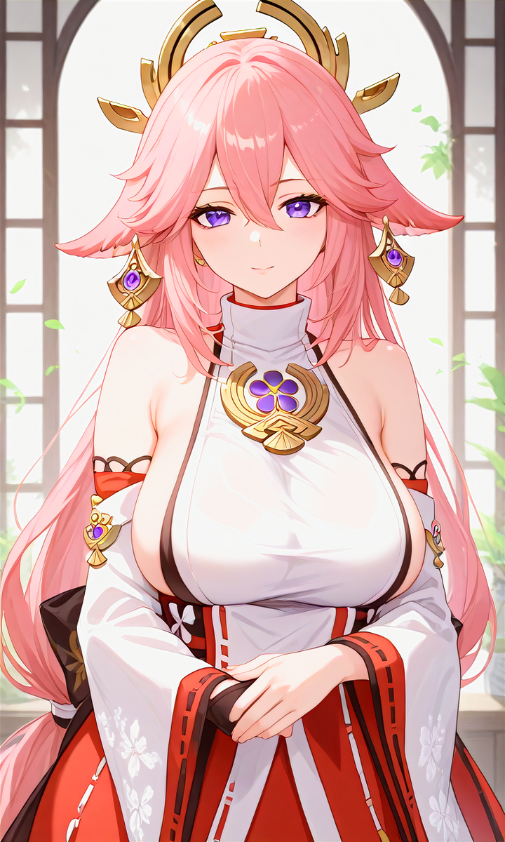 Yae Miko-pixiv插画-作品交流服务