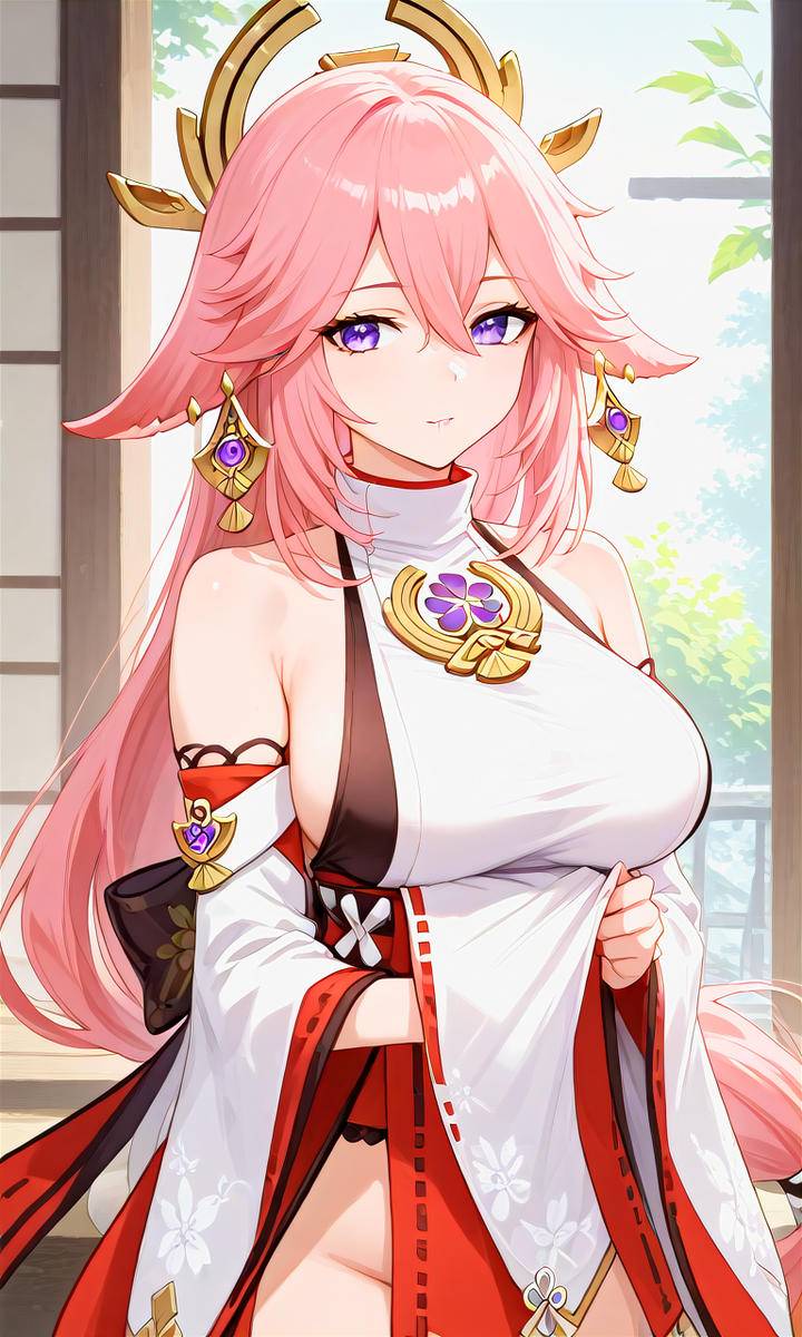 Yae Miko-pixiv插画-作品交流服务