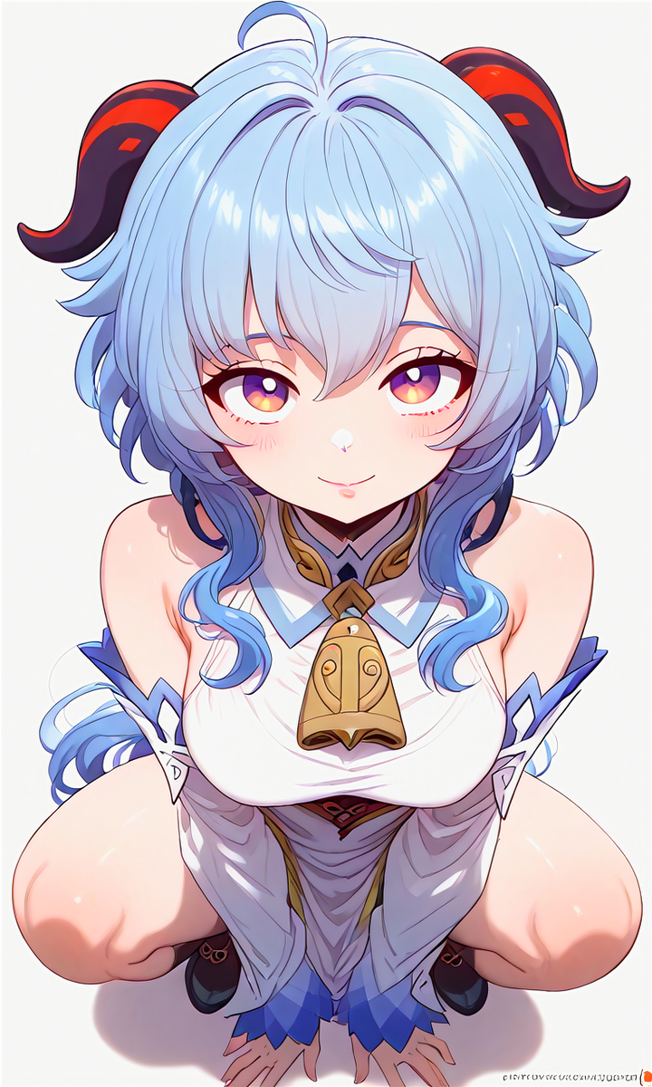 Ganyu-pixiv插画-作品交流服务