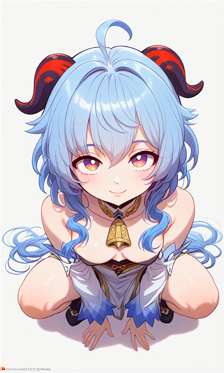 Ganyu-pixiv插画-作品交流服务