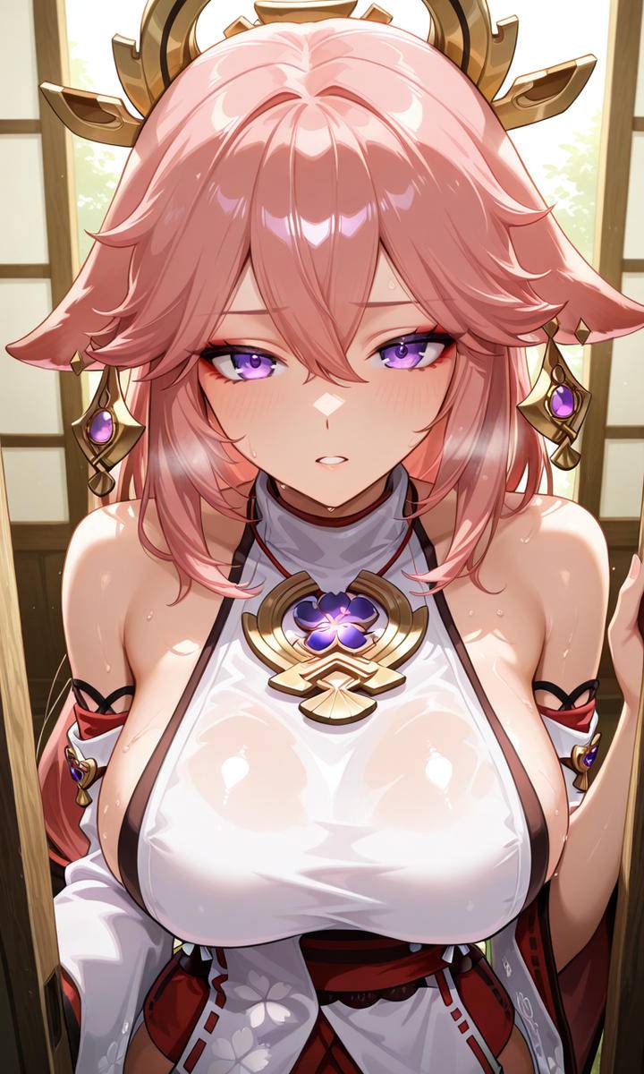 Yae Miko-pixiv插画-作品交流服务