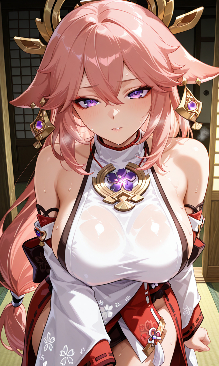 Yae Miko-pixiv插画-作品交流服务