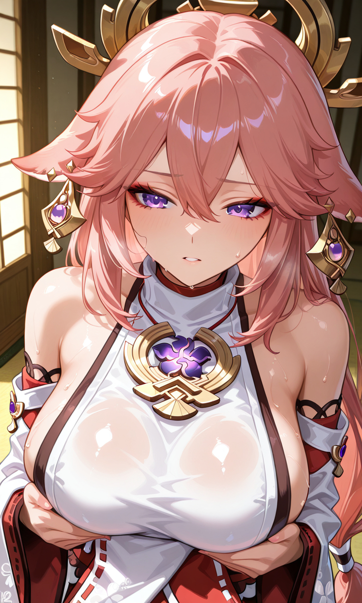 Yae Miko-pixiv插画-作品交流服务