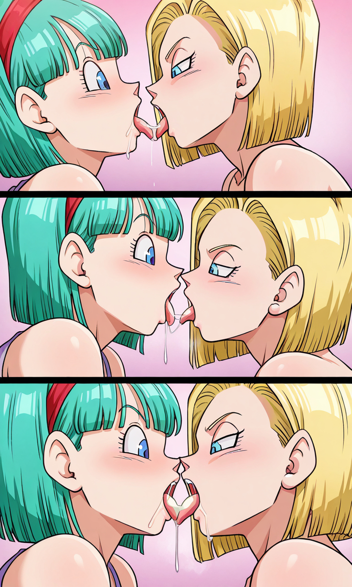 Bulma,Android 18 and videl-pixiv插画-作品交流服务