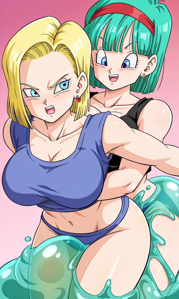 图片[7]-Bulma,Android 18 and videl-pixiv插画-作品交流服务