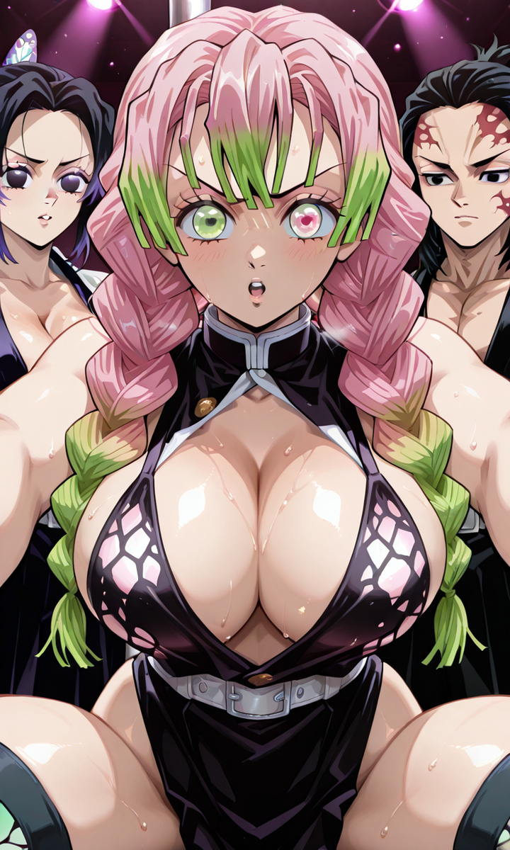 Mitsuri and shinobu kocho-pixiv插画-作品交流服务